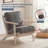 Dez 28.35" W Linen Armchair Upholstered-373104572