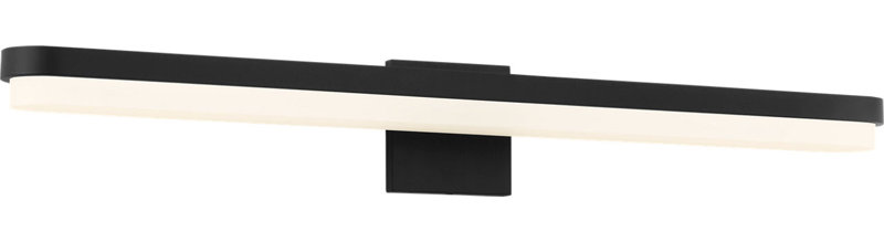 Ismay Vanity, 5" H x 36" W x 4" D, Midnight Black