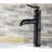 Latori Juno Dark Bamboo Shape Oil Rubbed Bronze Basin Sink Faucet Elegant Waterfall Design