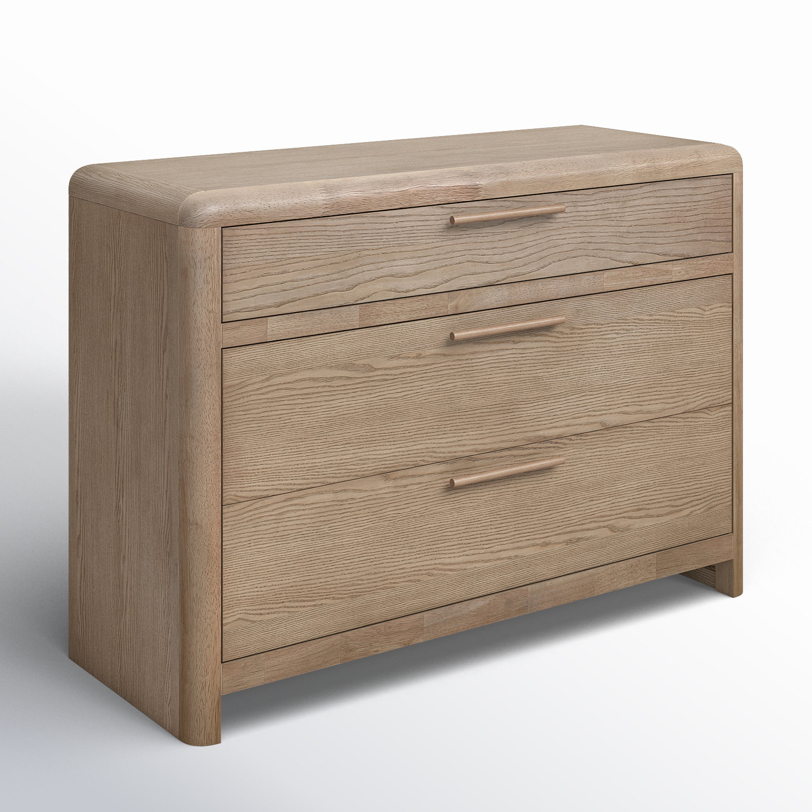 Furano Three Drawer Wood Bachelor Chest