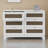 6 Drawer Wooden Dresser Featuring Rustic Farmhouse Design and Metal Handles