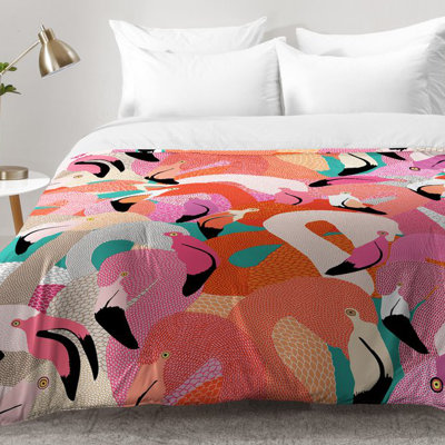 Ensemble d'édredon Flamingo Flock