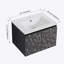Meuble-lavabo mural 24 po avec lavabo en céramique
