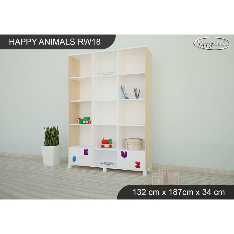187cm H X 132cm W Kids Bookcase, Light Pear