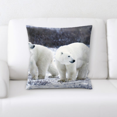 Microsuede Throw Pillow