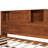 Full Size Wooden Daybed In Walnut Hue With 3 Storage Drawers, Board And Sockets For Relaxing Time Of Finish Soft Top Personal-624556411-624556409