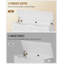 Coffre de rangement 47,2 po, coffre de rangement très grand avec 2 charnières, banc en bois, coffre de rangement relevable, banc à chaussures pour entrée, chambre à coucher, salon, blanc-126248601-87934097
