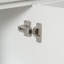 Meuble-lavabo simple de 122 cm (48 po) avec lavabo et dosseret intégrés en surface solide, armoire de rangement à 7 tiroirs, portes à fermeture amortie, style traditionnel autoportant, assemblage requis-787191794