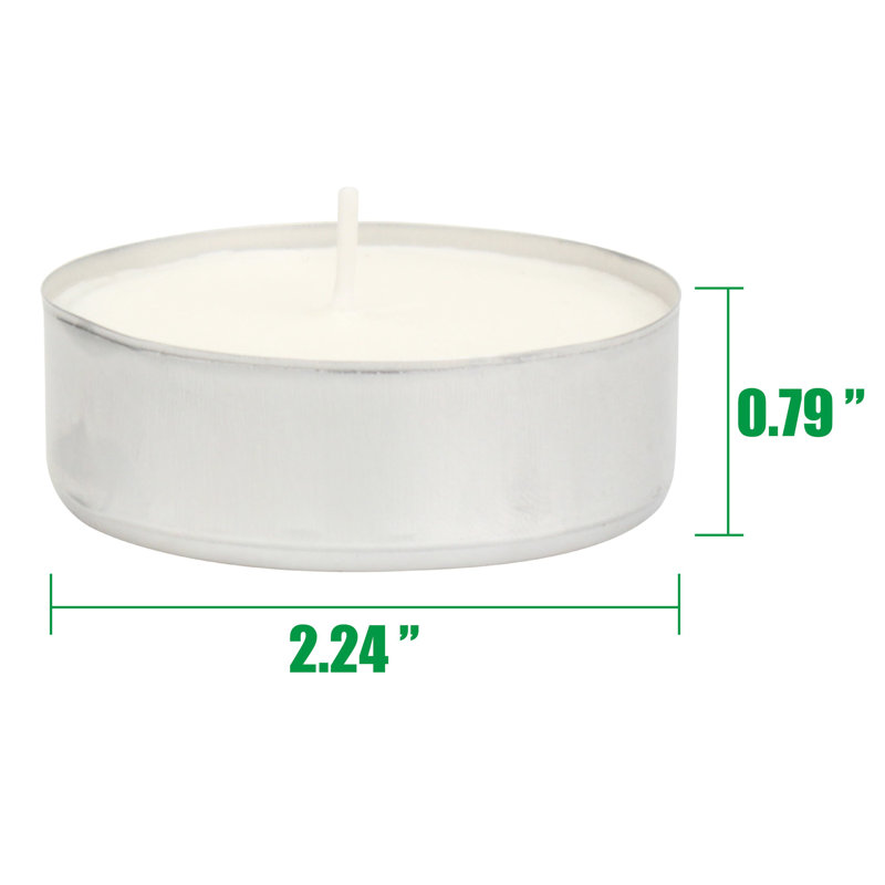 Ensemble de 20 bougies chauffe-plat non parfumées