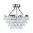 Deonta 5-Tier Dimmable Semi-Flush Crystal Chandelier-1583912170