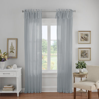 Mercuri Semi Sheer Single Curtain Panel