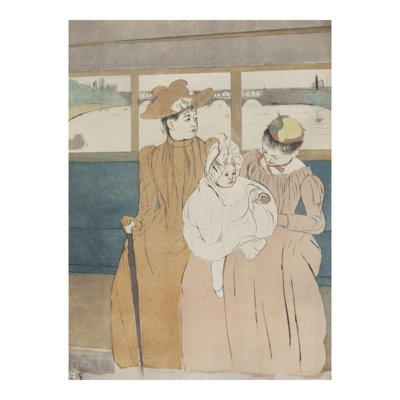 «In the Omnibus» par Mary Cassatt - Estampe numérique