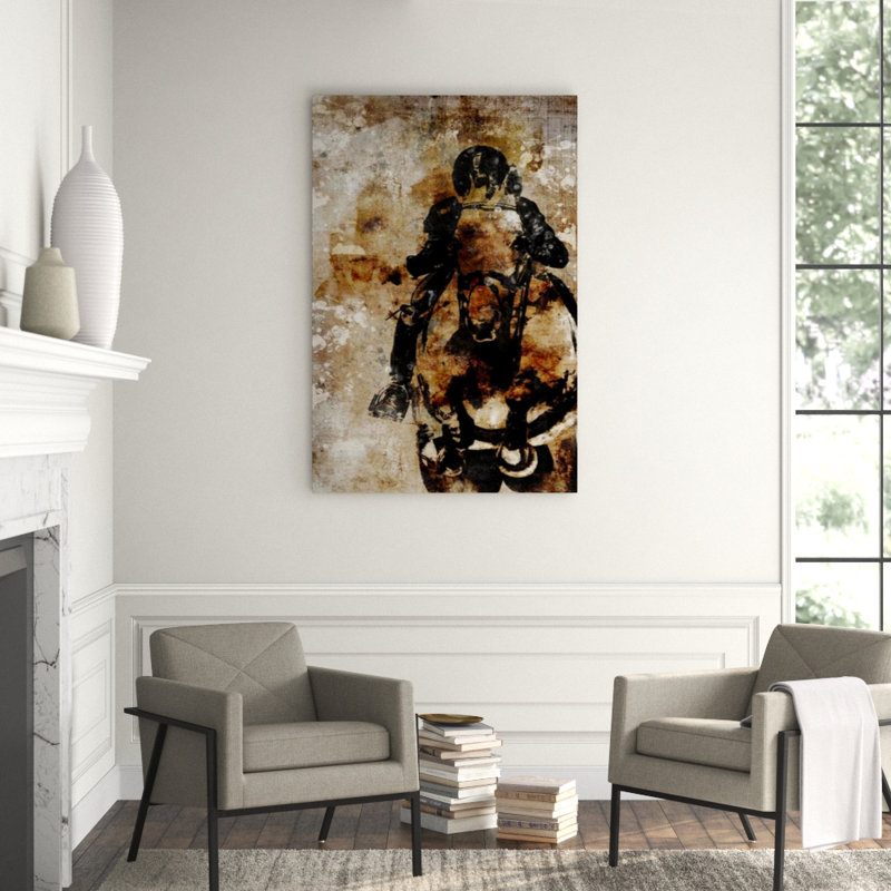 Fantino Print by Zoey Riley, Glass Coat, 60" H x 40" W