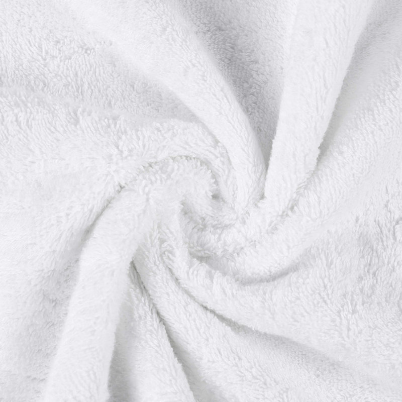 Luxurious White Cotton and Bamboo Blend 8-Piece Towel Set