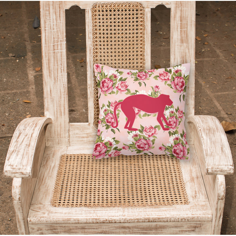  Coussin Monkey Shabby Elegance, Rose