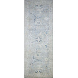 Transitional One-of-a-Kind Rectangle 3'10" X 6 Hand Knotted Area Rug