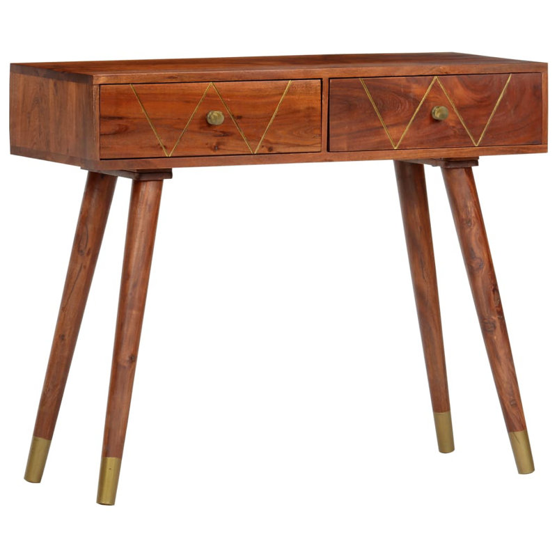 Deserae 90cm Solid Wood Console Table