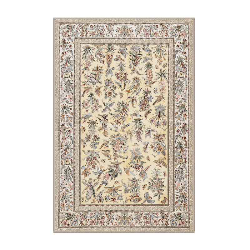 Floral Indoor Rug, Rectangle 8' x 10'