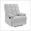 Coussin inclinable carré en velours gris clair-752186260