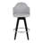 Tenessa Swivel Upholstered Counter Stool