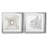 Muted Eccentricities V - Matted and Framed Under Acrylic Glass, Set of 2, Large Living Room Wall Art-756455664-756455676-770536523