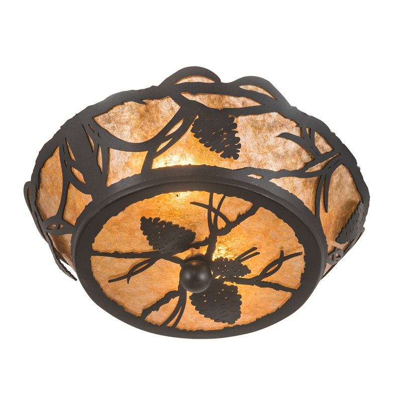 2 - Light Semi Flush Mount