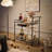 34.3'' W Bar Cart Kitchen Serving Cart With Multi-Level Storage Drinks Trolley, Home Bar Serving Cart, Wine Cart-956133338