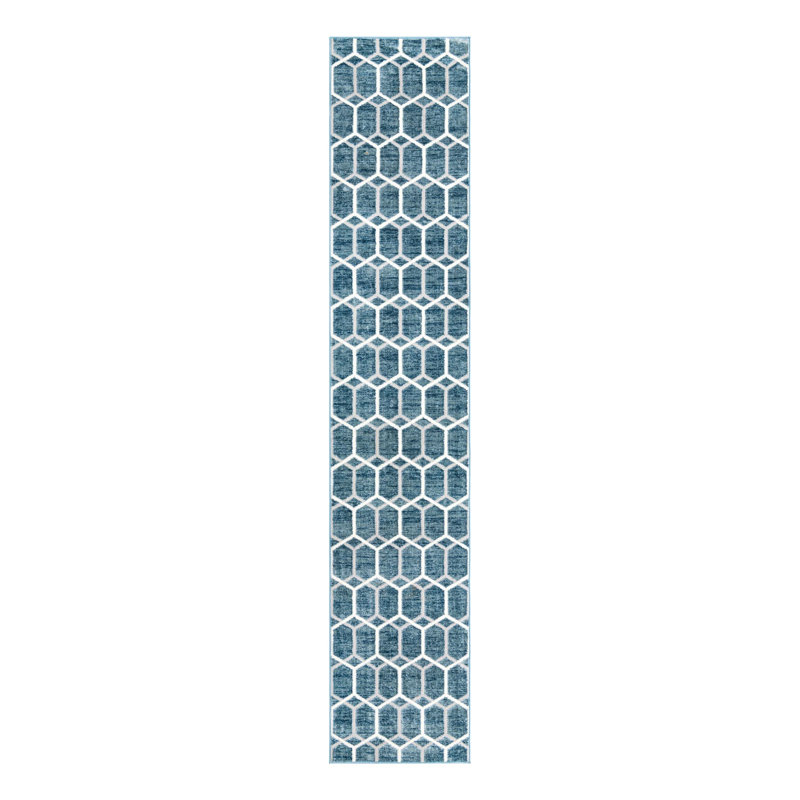 Numa Geometric Indoor Rug, Runner 2'7" x 13'