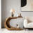 Contemporary Hallway Table,Modern Console Table,C-Shaped Coffee Table