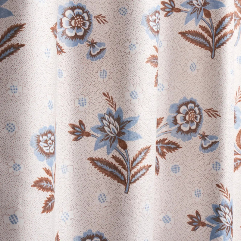Tissu Colline, Delft / sépia