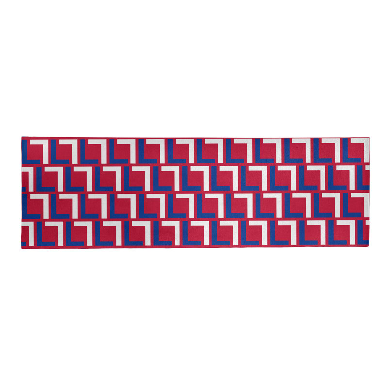 Tapis de couloir rose