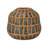 Lavola Debossed Terra-cotta Vase, Natural and Blue