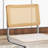 Rattan Backrest Upholstered Side Chair (Set Of 2)-808845875