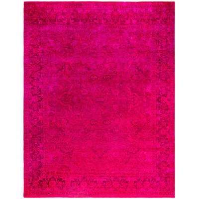 Overdyed One-of-a-Kind 8' 1" x 10' 3" Hand Knotted Area Rug