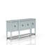 Buffet Ocean Finish Breakfront - Modern Coastal Buffet pour salle à manger et salon