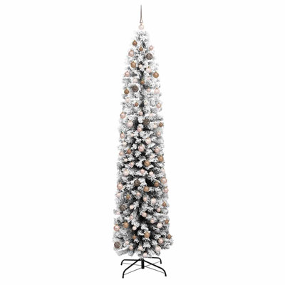 vidaXL Artificial Christmas Tree with 300 LEDs with Stand Green