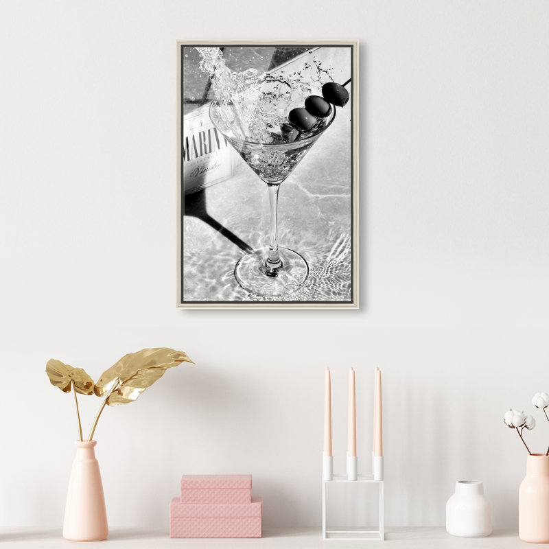 Chill Time II Print by Oliver Gal, 25"H x 17"W, Silver Floater Frame