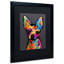 «chihuahua dog gray’by michael tompsett, impression encadrée sur toile-17769754