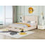 Grand lit plateforme avec rangement