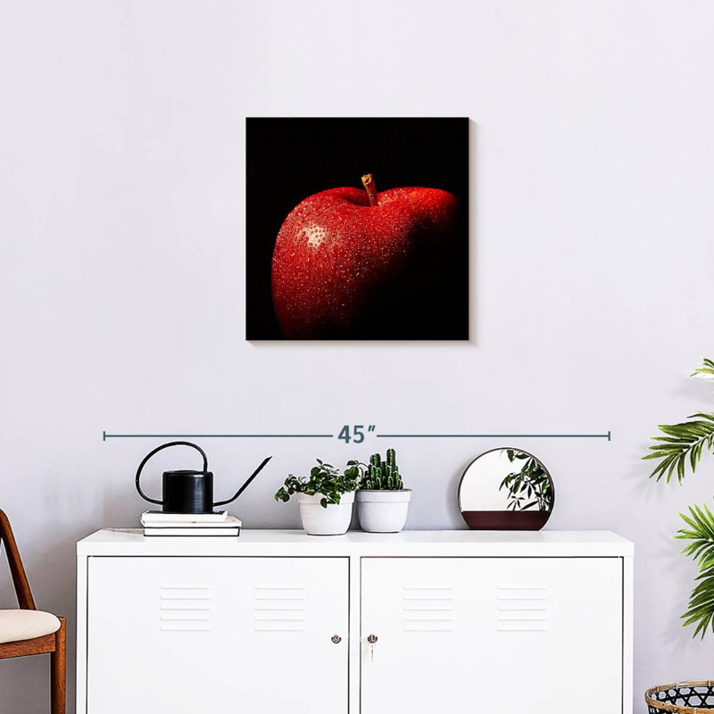 Yarlin Dewy Red Apple, 20" H x 20" W
