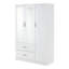 3 Door Manufactured Wood Wardrobe