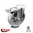 Semi Steel Wheel Bolt Hole Caster with Total Lock Brake