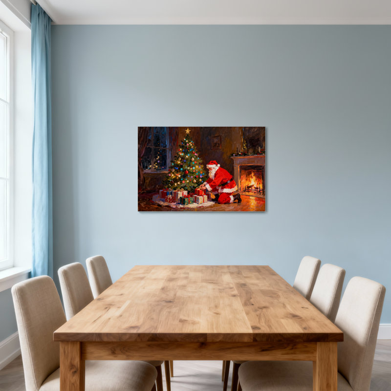 Sapin de Noël de Noël avec des cadeaux, H 12 po x l 18 po
