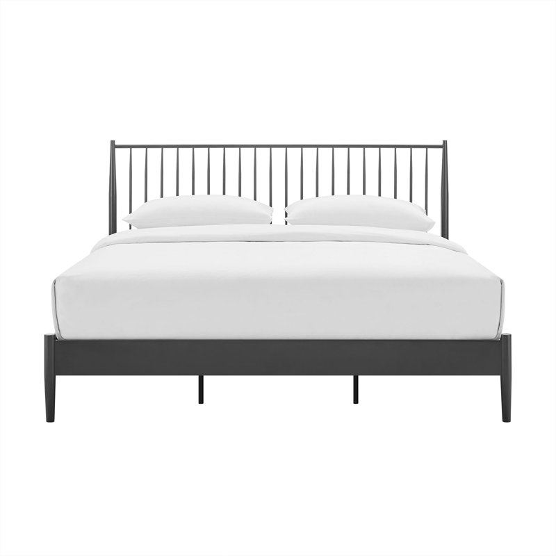 Adair Spindle Metal Platform Bed, King