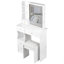 Petit meuble-lavabo 29,2 po avec tiroir de gauche et tabouret rembourré-114233175