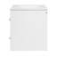 Ensemble de meuble-lavabo mural 24 po pour petit espace, armoire de salle de bain avec lavabo en céramique, 2 tiroirs et 1 porte à fermeture en douceur
