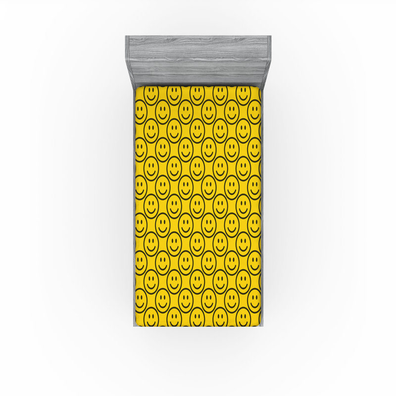 Ensemble de 2 draps-housse Ambesonne, Drap-housse de taille simple