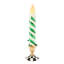Check It Out Illuminated Retro Candle