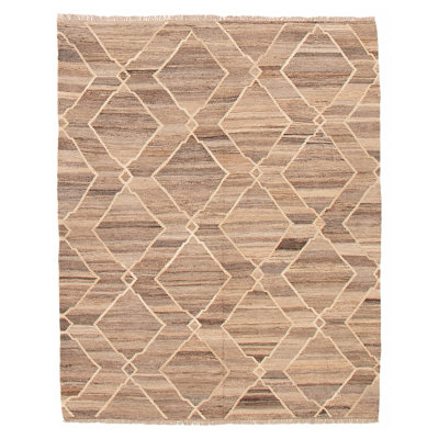 Kilim taupe Sivas 5 pi 2 po x 6 pi 6 po