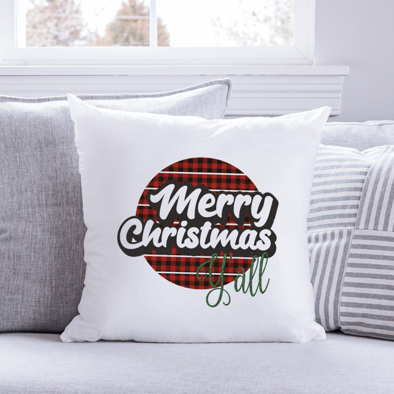 Christmas-01_1 Reversible Throw Pillow, 18" x 18"